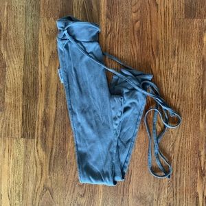 Gymshark Slounge Ribbon Bottoms - charcoal marl